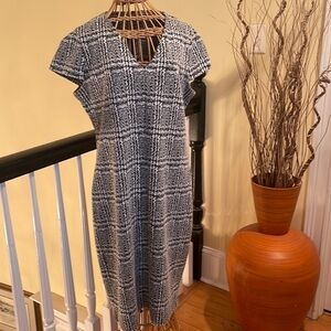 Michael Kors black and white dress like new